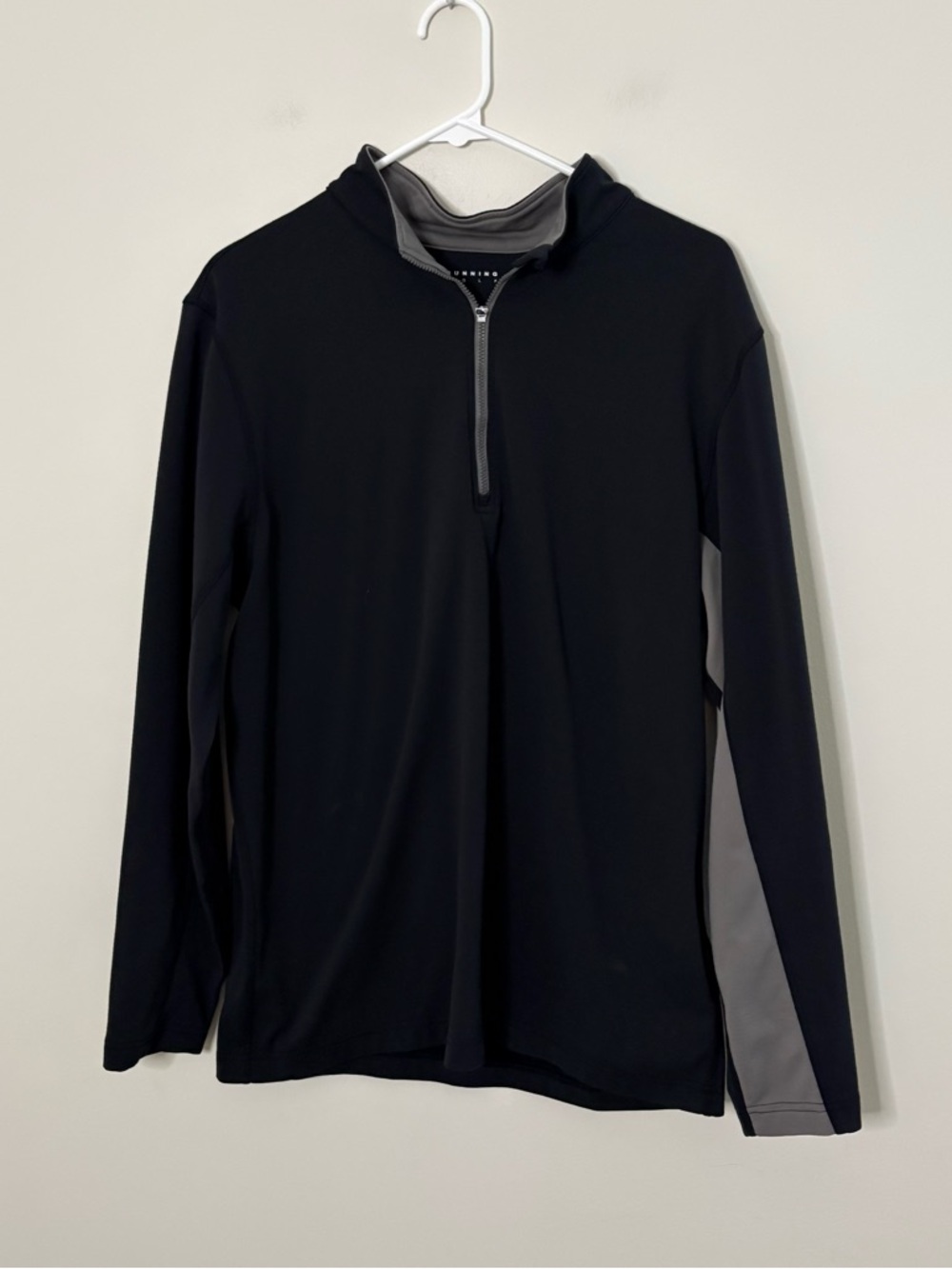 Dunning Golf Men’s Large Black Lightweight Pullover fall layer